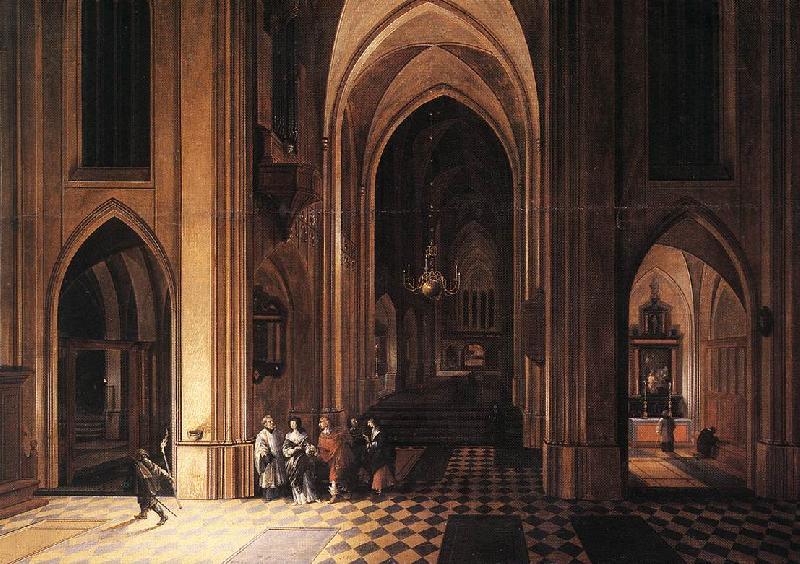 NEEFFS, Pieter the Elder Interior of a Church ag